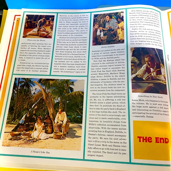 DOCTOR DOLITTLE VTG 1967 ORIGINAL MOTION PICTURE SOUNDTRACK VINYL RECORD & BOOK - Picture 9 of 16